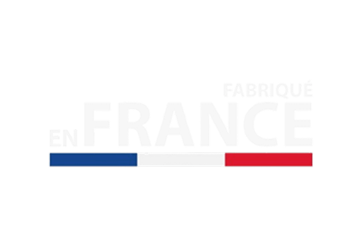 Logo Fabriqué en France – production locale Sophiacal