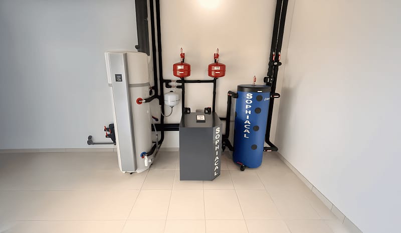 Installation de pompe à chaleur géothermique Sophiacal en Isère