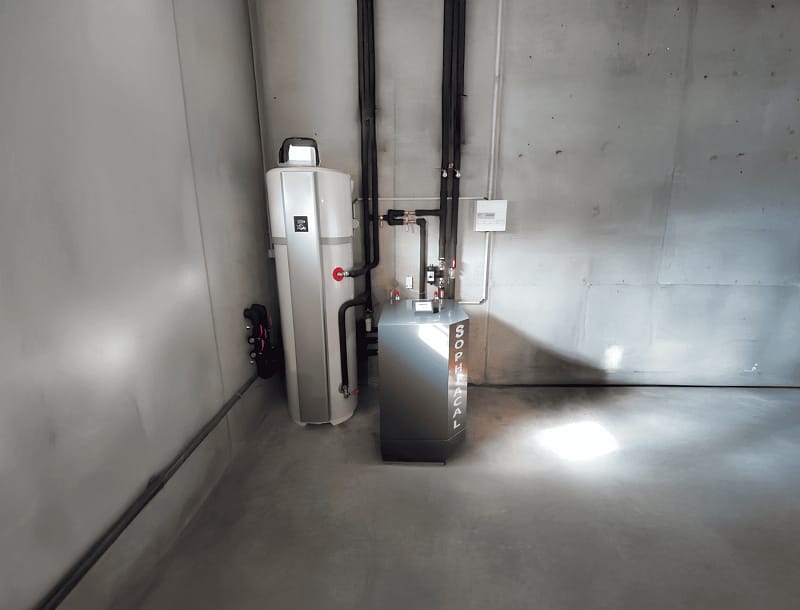 Installation d’une pompe à chaleur géothermique verticale Sophiacal en Isère